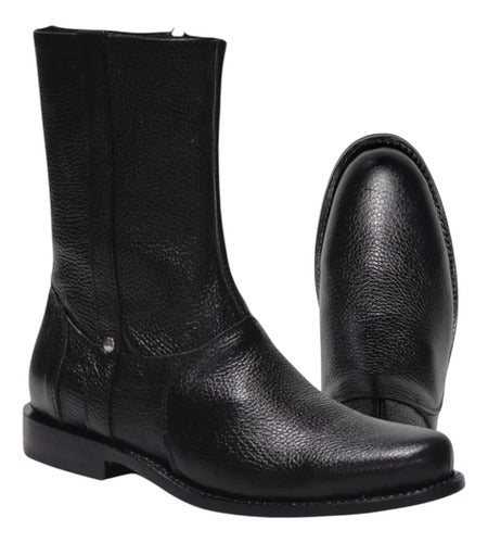 Botin Vestir Casual Piel Flotter Venado Estilo Suizo Jever