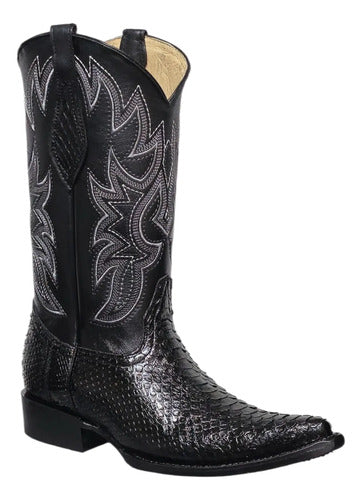 Botas Víbora Python Original Vaquera Goodyear Welt Je-ver