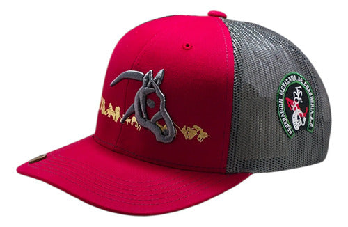 Gorra Oficial Federación Charra Vaquera Snapback Est Yellows