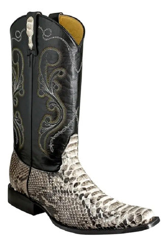 Botas Víbora Python Original Vaquera Goodyear Welt Je-ver