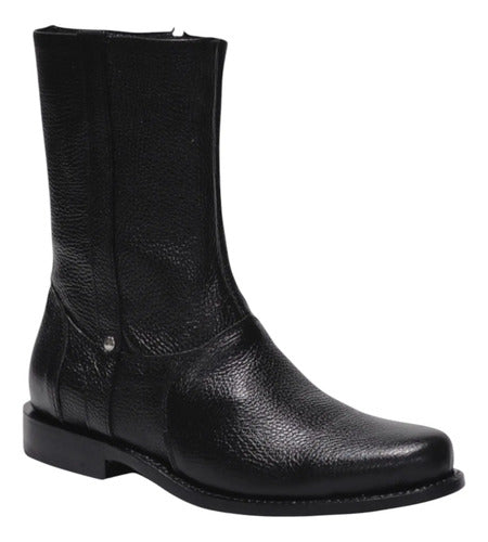 Botin Vestir Casual Piel Flotter Venado Estilo Suizo Jever