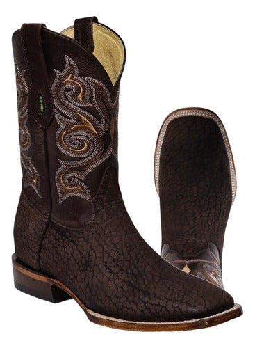 Botas Cuello De Toro Genuino Rodeo Bulldog Goodyearwelt