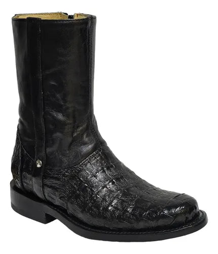 Bota Botín Urbano Vestir Suizo Cocodrilo Original