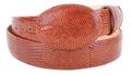 Cinturón Vaquero Piel Exótica De Lizzard Armadillo