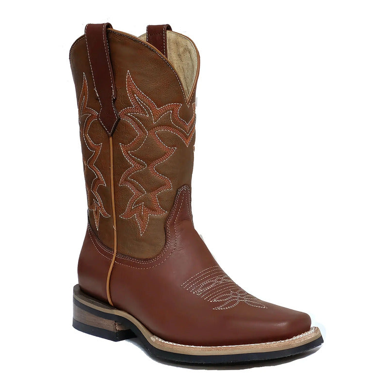 Bota Roper Rodeo Super Duty Welt Piel Genuine Leather Bovino