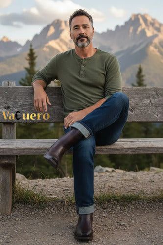 Bota Urbana Vaquera Piel  100% Flotter Venado Vacuero Dubai