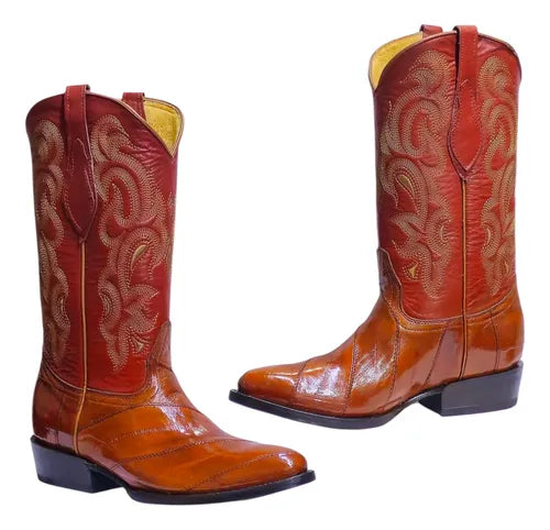 Bota Anguila Original Vaquera Suela De Cuero Goodyear Welt