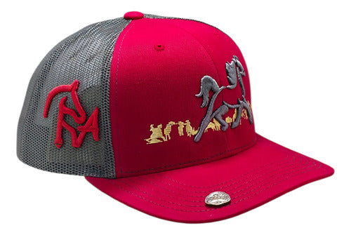 Gorra Oficial Federación Charra Vaquera Snapback Est Yellows