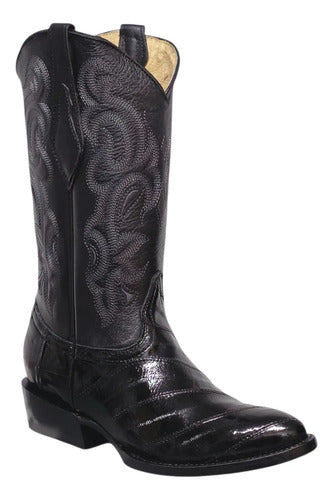 Bota Anguila Original Vaquera Suela De Cuero Goodyear Welt