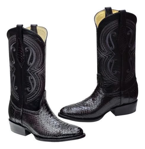 Botas Víbora Python Original Vaquera Goodyear Welt Je-ver