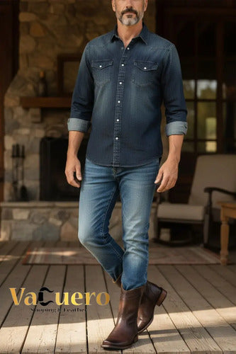 Bota Urbana Vaquera Piel  100% Flotter Venado Vacuero Dubai