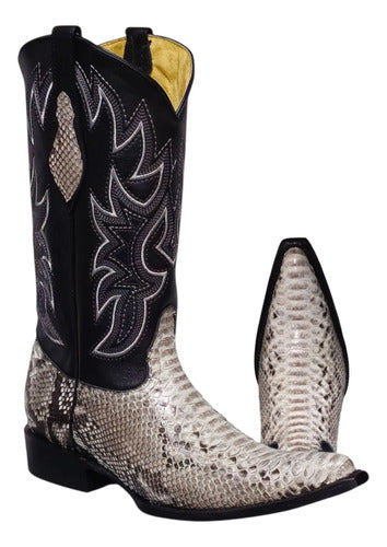 Botas Víbora Python Original Vaquera Goodyear Welt Je-ver