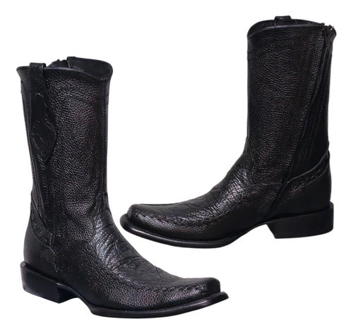 Bota Piel Bisonte Americano Urbana Estilo Dubai Vaquera Welt