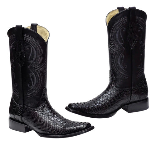 Botas Víbora Python Original Vaquera Goodyear Welt Je-ver
