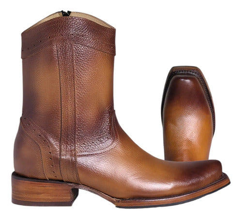 Bota Urbana Vaquera Piel  100% Flotter Venado Vacuero Dubai