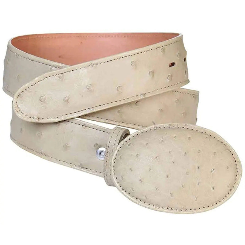 Cinturón Vaquero Piel Exótica Avestruz Original