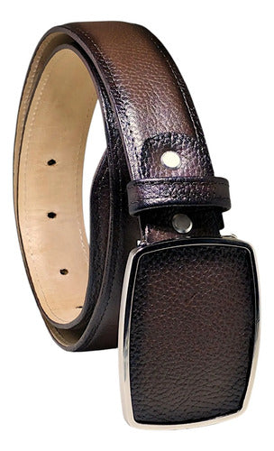 Cinturón Cuero Vaquero Piel Venado 100% Original Tipo Cuadra