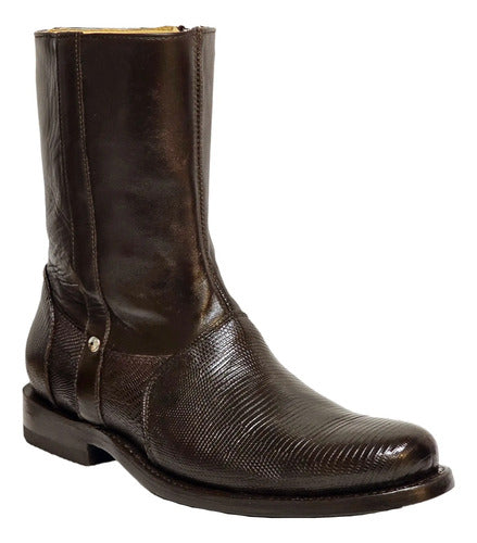 Bota Botín Urbano Vestir Suizo Lizzard Original