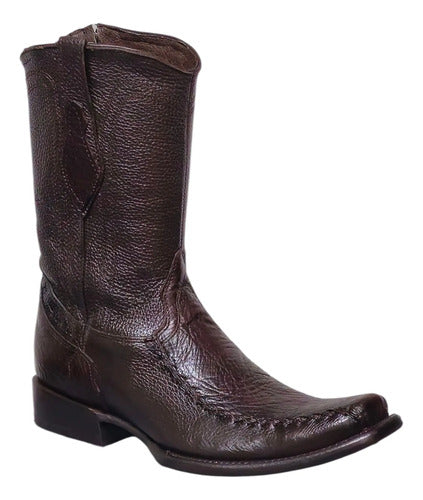 Bota Piel Bisonte Americano Urbana Estilo Dubai Vaquera Welt
