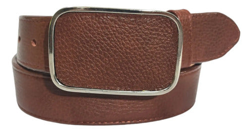 Cinturón Piel Venado 100% Original Cuero Vaquero Y Casual