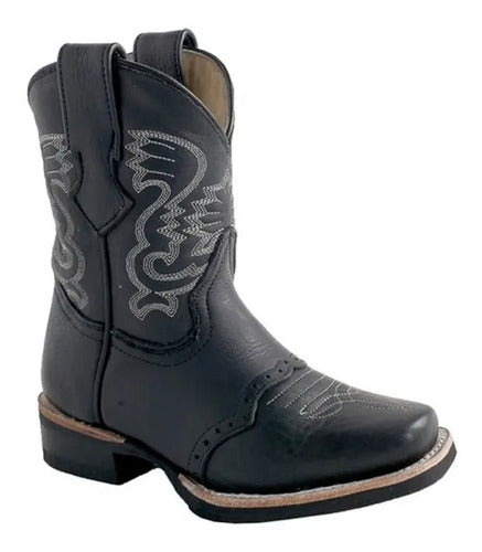 Bota Roper Niño Rodeo Super Duty Welt Piel 100% Bovino