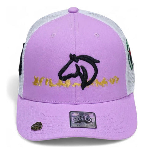 Gorra Oficial Federación Charra Vaquera Snapback Est Yellows