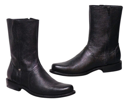 Botin Vestir Casual Piel Flotter Venado Estilo Suizo Jever