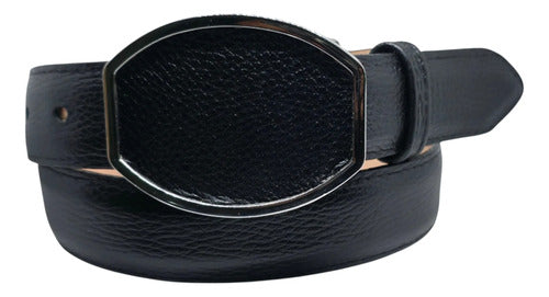 Cinturón Piel Venado 100% Original Cuero Vaquero Y Casual