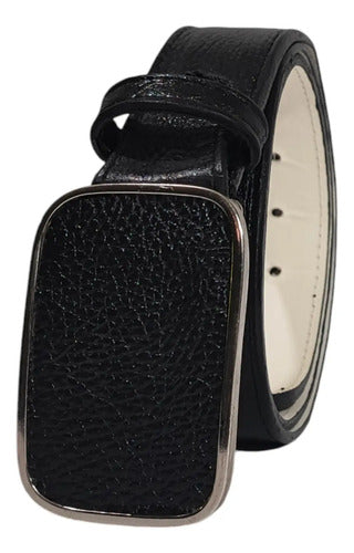 Cinturón Piel Venado 100% Original Cuero Vaquero Y Casual