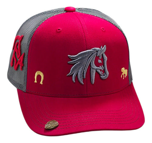 Gorra Oficial Federación Charra Vaquera Snapback Est Yellows