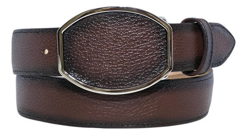 Cinturón Cuero Vaquero Piel Venado 100% Original