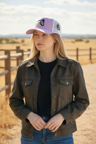 Gorra Oficial Federación Charra Vaquera Snapback Est Yellows