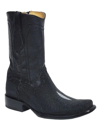 Botas Dubai Vaquera Piel Mantarraya Macho 100% Genuina