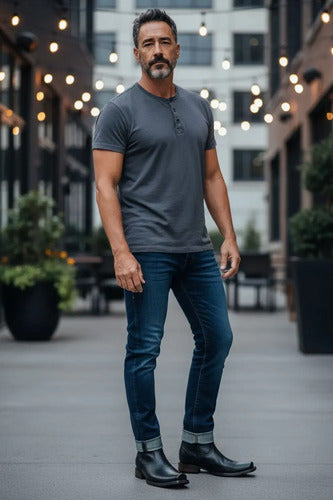 Bota Urbana Vaquera Piel  100% Flotter Venado Vacuero Dubai