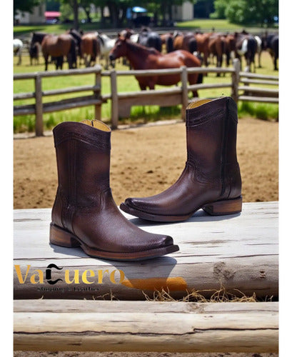 Bota Urbana Vaquera Piel  100% Flotter Venado Vacuero Dubai