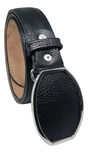 Cinturón Piel Venado 100% Original Cuero Vaquero Y Casual