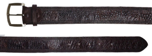 Cinturón Vestir Casual Piel Avestruz Y Cocodrilo Original