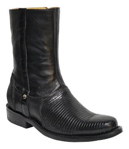 Bota Botín Urbano Vestir Suizo Lizzard Original