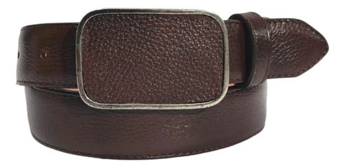 Cinturón Cuero Vaquero Piel Venado 100% Original