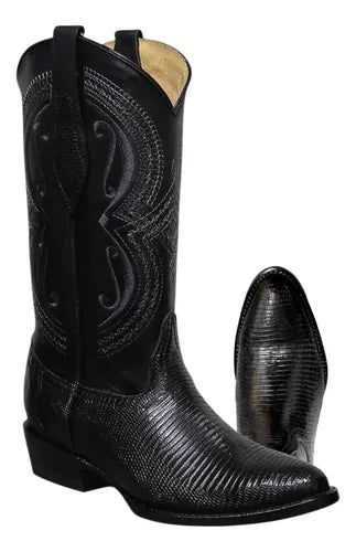Bota Vaquera Piel Exotica Lizzard Armadillo Original
