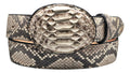 Cinturón Vaquero Víbora Pitón 100% Python Genuino
