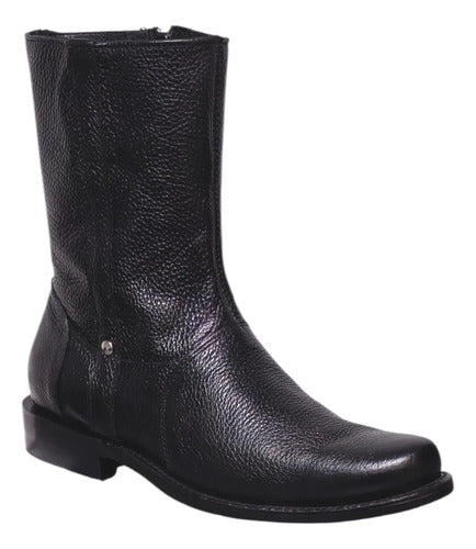 Botin Vestir Casual Piel Flotter Venado Estilo Suizo Jever