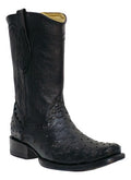 Bota Avestruz Original 100% Piel Exótica Dubái Vaquera Jever