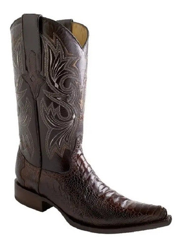 Botas Pata De Avestruz Original Vaquera Goodyear Welt Je-ver