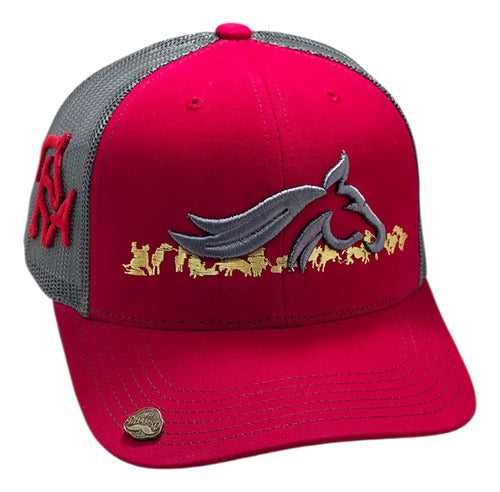 Gorra Oficial Federación Charra Vaquera Snapback Est Yellows