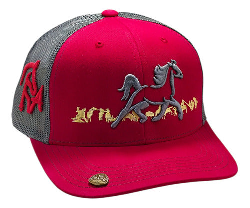 Gorra Oficial Federación Charra Vaquera Snapback Est Yellows
